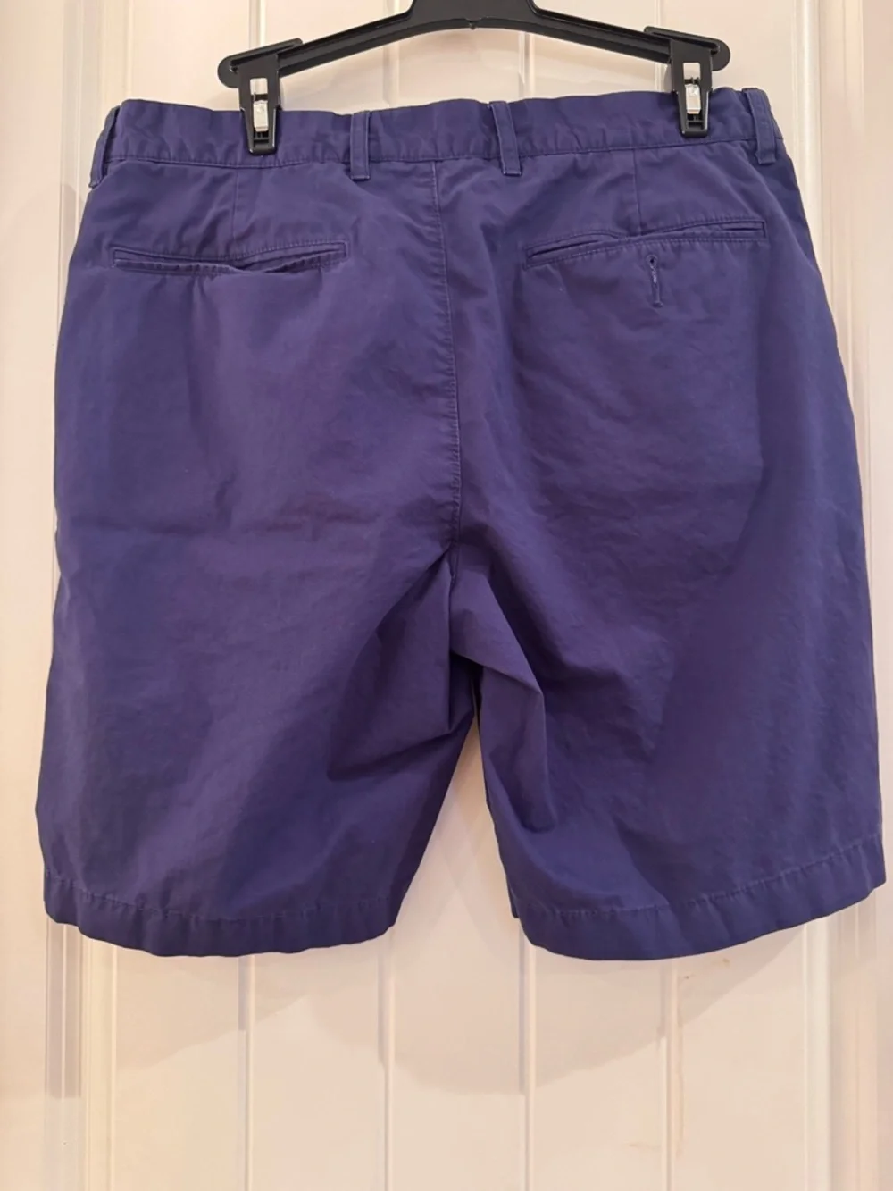J. Crew‎ flat front Navy blue chino khaki shorts Men's 31